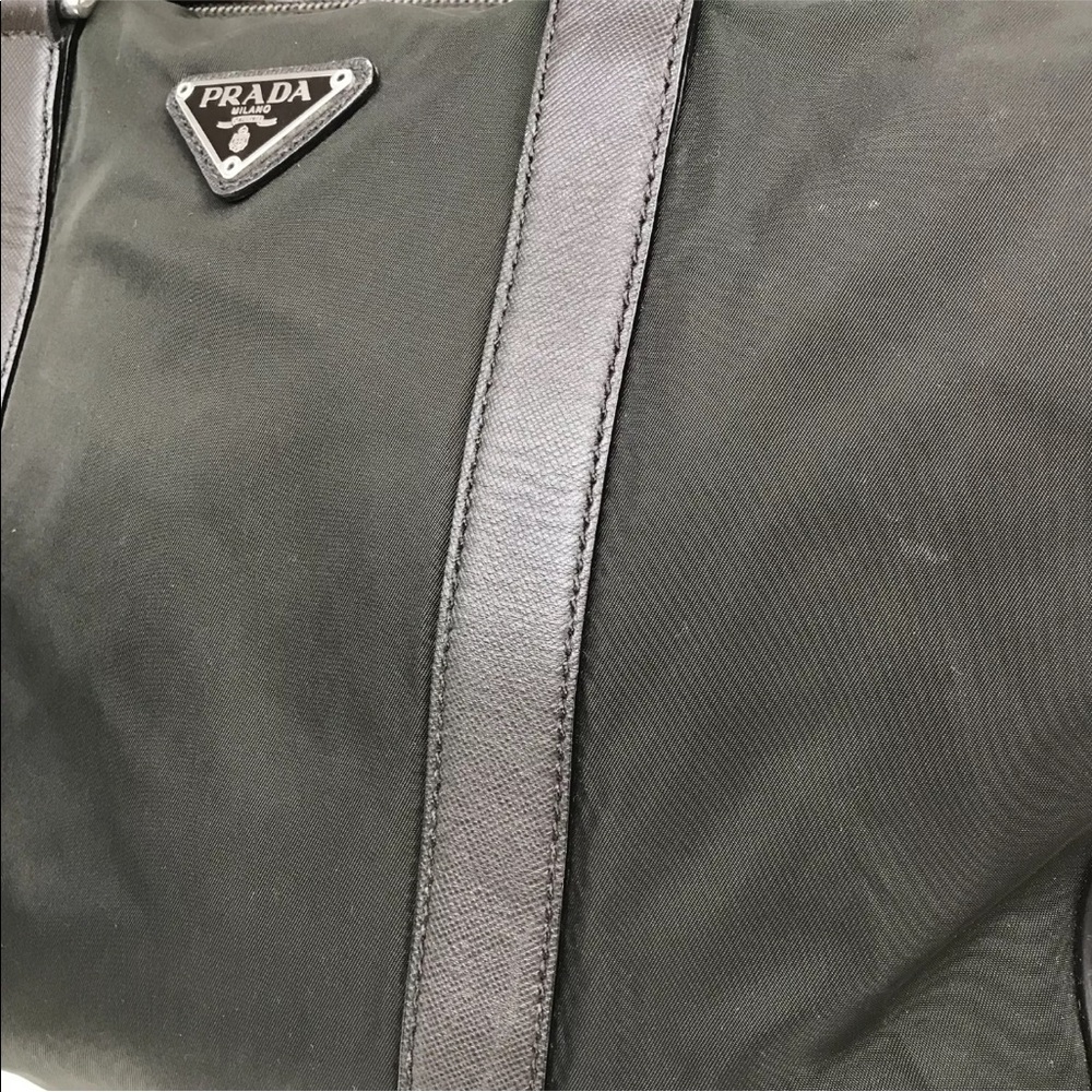 Authentic rare PRADA Nylon Handbag Green - Picture 12 of 15